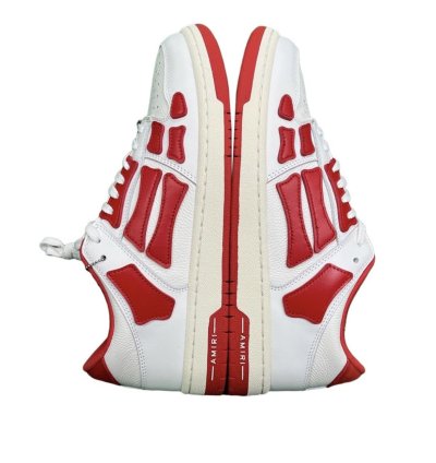 Amiri Skel Top Low Shoe White Red