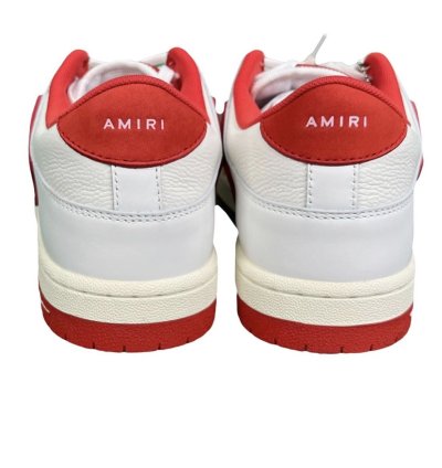 Amiri Skel Top Low Shoe White Red
