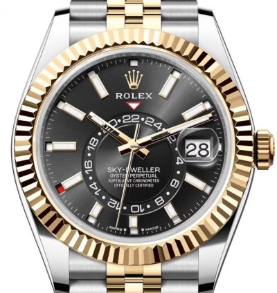 Rolex Sky-dweller 336933 Two Tone Black Dial Jubilee Bracelet Unworn 2024