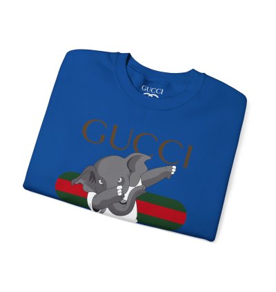 Gucci Elephant Blue Sweatshirt - Size Usa