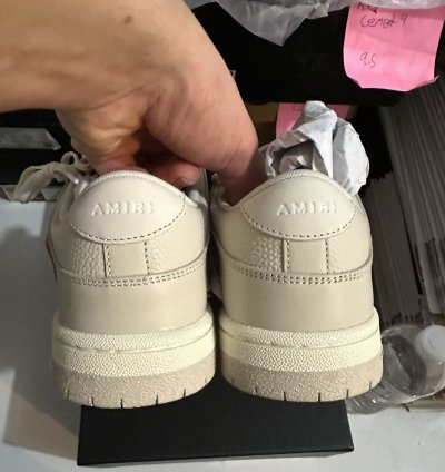 Amiri Skel Top Low Sneakers Beige Pink Size 9
