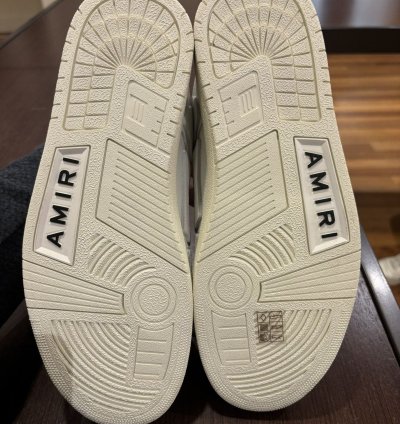 Amiri Skel Top Low White Vintage