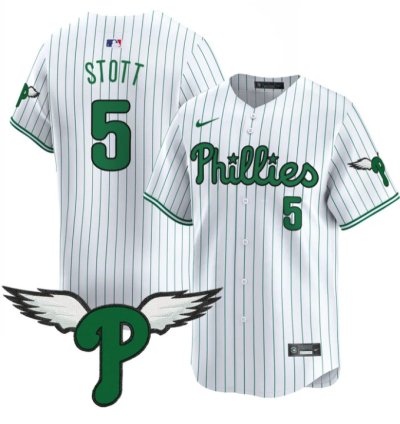 Bryson Stott Jersey 5 Philadelphia Phillies 2025 Vapor Premier Limited Stitched Pinstripe