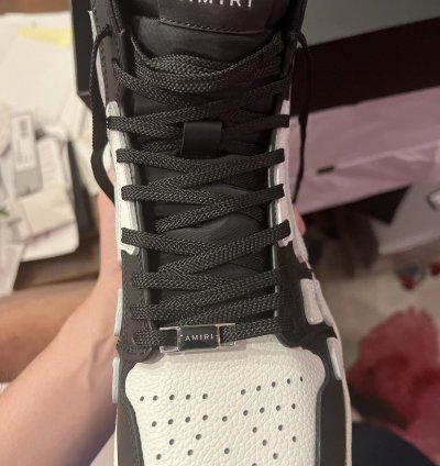 Amiri Skel-hi Black White Sneaker