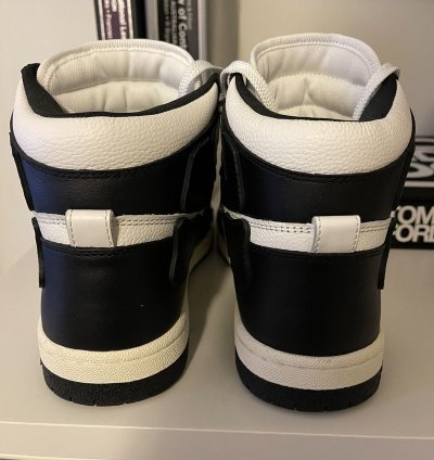 Amiri Skel-top High Black White Us9