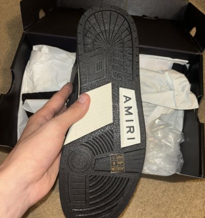 Amiri Skel-top Metallic Boucle Low