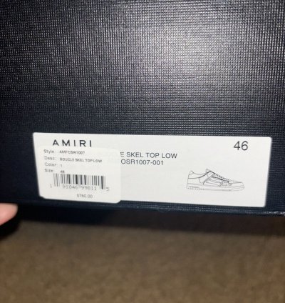 Amiri Skel-top Metallic Boucle Low