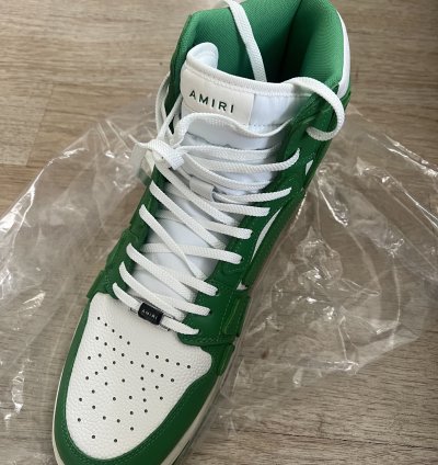 Amiri Skeleton Hi-top Green White