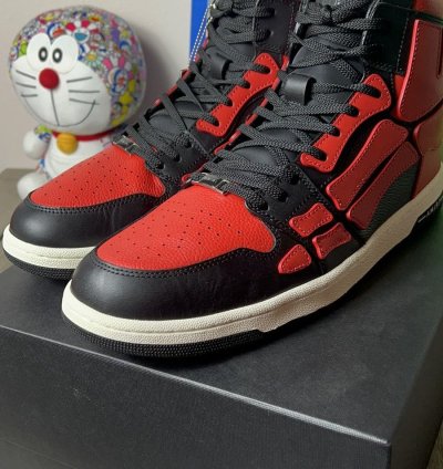 Amiri Skeleton High Bred Leather Sneaker