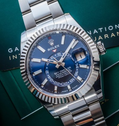 Rolex Sky-dweller 336934 Blue Automatic Cosc 42mm New Box Papers
