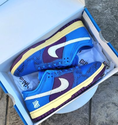 Nike Dunk Low Undefeated 5 On It Blue