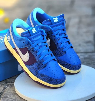 Nike Dunk Low Undefeated 5 On It Blue
