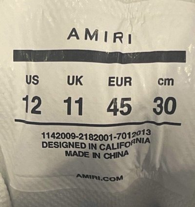 Amiri Skeleton High Carolina Blue