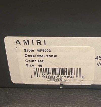 Amiri Skeleton High Carolina Blue