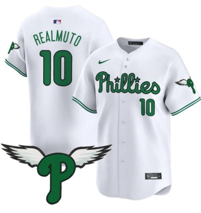 Jtrealmuto Jersey 10 Philadelphia Phillies 2025 Vapor Premier Limited Stitched White