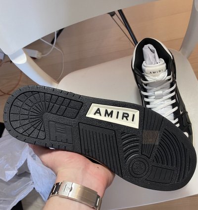 Amiri Skeleton High Top Sneakers