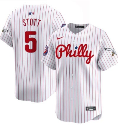 Bryson Stott Jersey 5 Phillies And Eagles Vapor Premier Limited Stitched Pinstripe