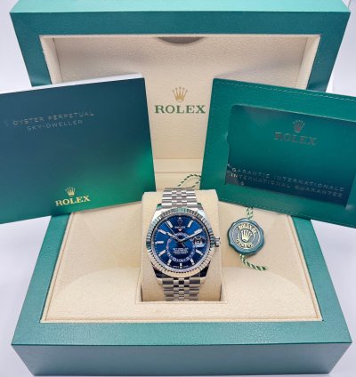 Rolex Sky-dweller 336934 Blue Dial Jubilee 2025