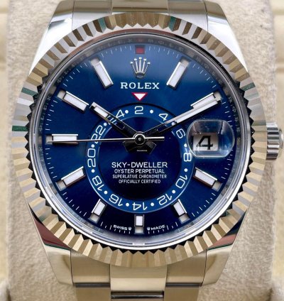 Rolex Sky-dweller 336934 Blue Dial Oyster Bracelet Unworn 2024