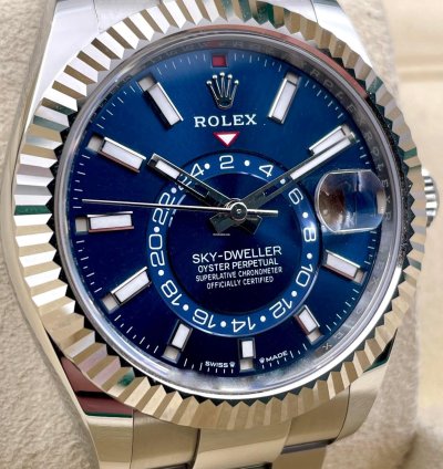 Rolex Sky-dweller 336934 Blue Dial Oyster Bracelet Unworn 2024