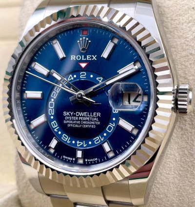 Rolex Sky-dweller 336934 Blue Dial Oyster Bracelet Unworn 2024