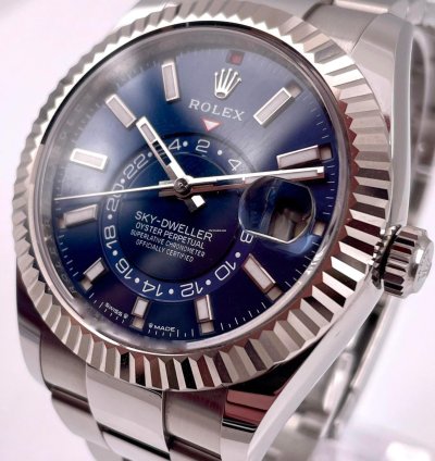 Rolex Sky-dweller 336934 Blue Dial Oyster Bracelet Unworn 2024