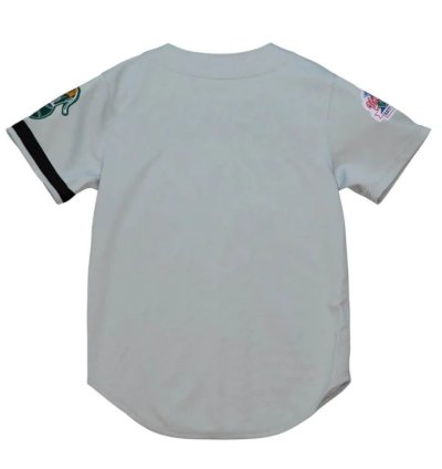 1989 World Series Oakland As Gray Jersey - All Stitched