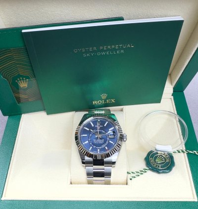 Rolex Sky-dweller 336934 Blue Dial Unworn 2025 Receipt Included