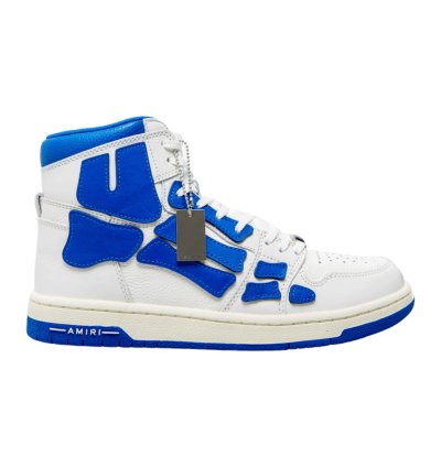 Amiri Skeleton High-top Sneakers White Blue