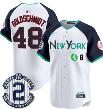 Paul Goldschmidt Jersey 48 New York Yankees City Premier Limited Stitched Alternate