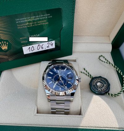 Rolex Sky-dweller 336934 Blue New In Stock