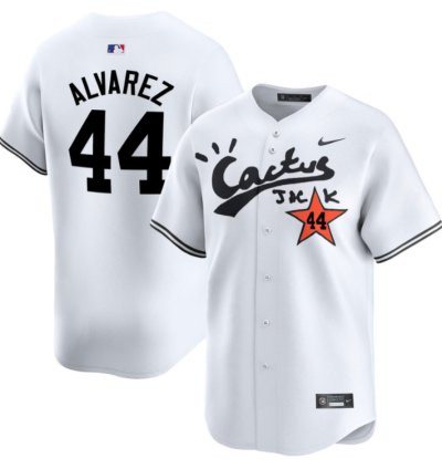 Yordan Alvarez 44 Houston Astros Cactus Jack White Jersey V2
