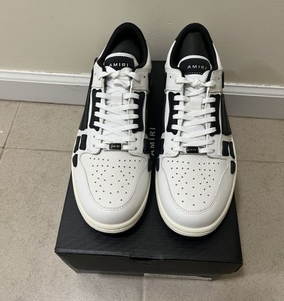 Amiri Skeleton Low Top Sneakers Sz 4310us