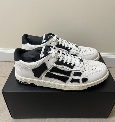 Amiri Skeleton Low Top Sneakers Sz 4310us