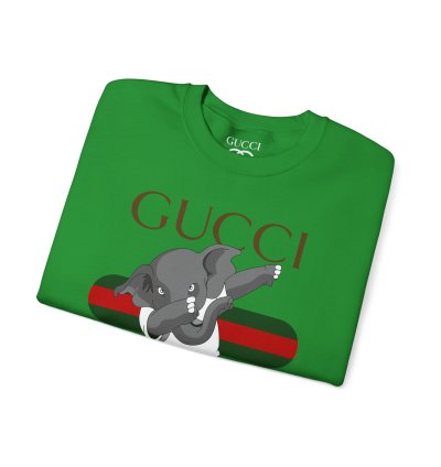 Gucci Elephant Green Sweatshirt - Size Usa