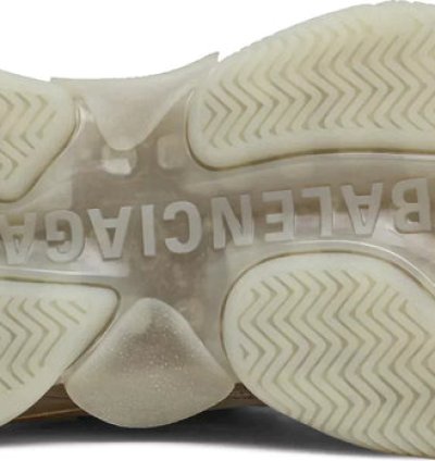 Balenciaga Triple S Clear Sole Crystal-off White Cream