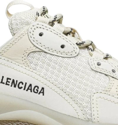 Balenciaga Triple S Clear Sole Crystal-off White Cream