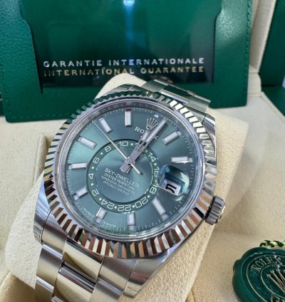 Rolex Sky-dweller 336934 Mint Green 2024 Oyster Stickers