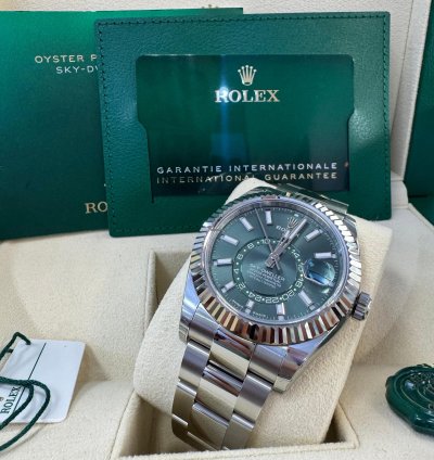 Rolex Sky-dweller 336934 Mint Green 2024 Oyster Stickers