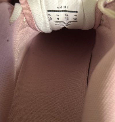 Amiri Skeleton Low Tops