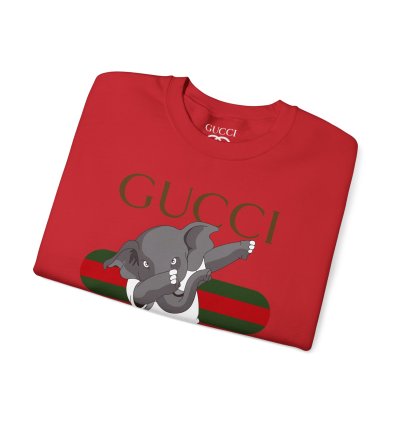 Gucci Elephant Red Sweatshirt - Size Usa