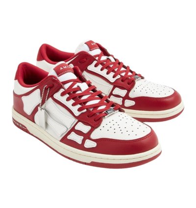 Amiri Skeleton Low-top Sneakers Red