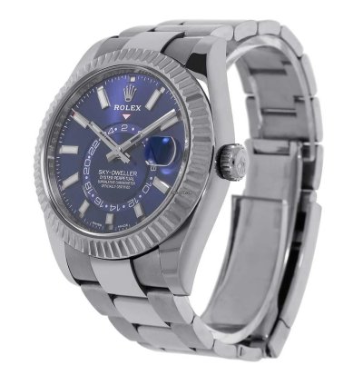 Rolex Sky-dweller 336934 Stainless Steel Blue Index Dial 42 Mm