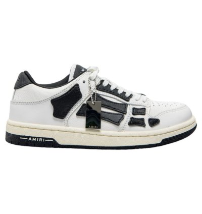 Amiri Skeleton Low-top Sneakers White Black