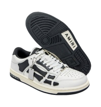 Amiri Skeleton Low-top Sneakers White Black