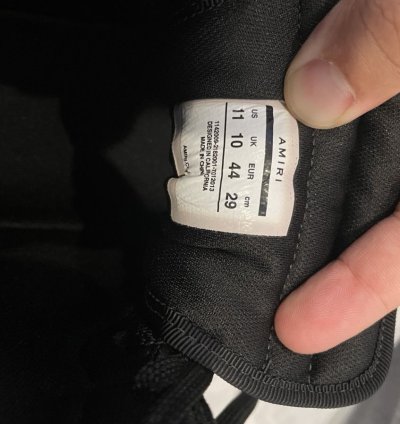 Amiri Skeleton Panelled High Top