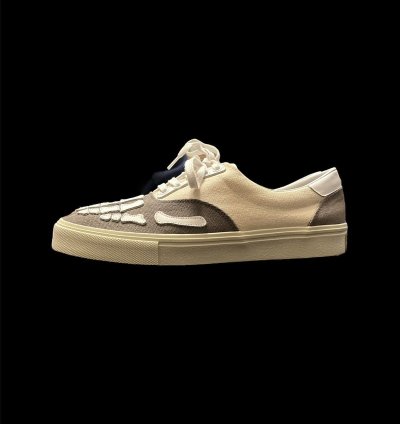 Amiri Skeleton Slate Grey Natural White