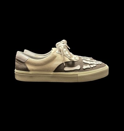 Amiri Skeleton Slate Grey Natural White