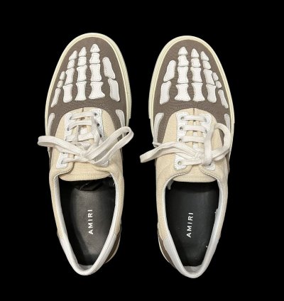 Amiri Skeleton Slate Grey Natural White
