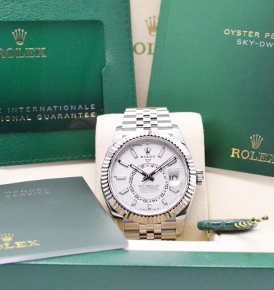Rolex Sky-dweller 336934 White Jubilee Unworn 2025